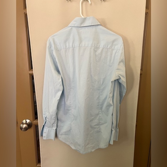 7 Diamonds Mens Small Light Blue Long Sleeve Button Up Shirt - Picture 6 of 8